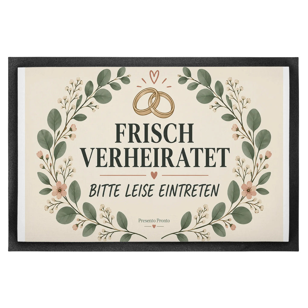 Lustige Fußmatte für Frischverheiratete mit Eheringen|p:2019309|h:52a0cbc6b179c71ab7372bd27502a1bb