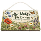 Liebevolles Schild zur Insektenwiese für Gartenfreunde|p:2019318|h:54f19b659a32fc6a790e51abc1767ea6