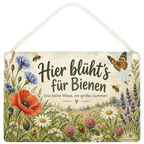 Liebevolles Schild zur Insektenwiese für Gartenfreunde|p:2019319|h:014eefcf3d76f0a1e5b230a9932d6d84