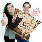 Gemütliches Dekokissen zu Halloween mit schwarzer Katze|p:2019337|h:37d51b864c5c6ff45eb03d5414e0f206