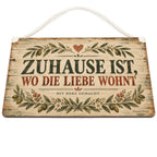 Nostalgisches Vintage Holzbild für Zuhause mit Herzensspruch|p:2019384|h:befab8d2427ab815e5a5c14d41e84de8