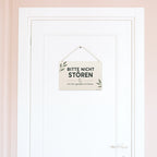 Ruhiges Schild Bitte nicht stören für Homeoffice mit Mond|p:2019435|h:f370746433a0f860ce2715bb3281a803