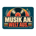 Cooler Kühlschrankmagnet für Musikfans mit Retro-Schallplatte
