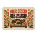 Cooler Kühlschrankmagnet für Musikfans mit Plattenspieler