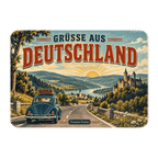 Nostalgischer Magnet für Deutschlandfans mit Burgsilhouette|p:2019569|h:a126679081a0405e1f1a7401b4875eb0