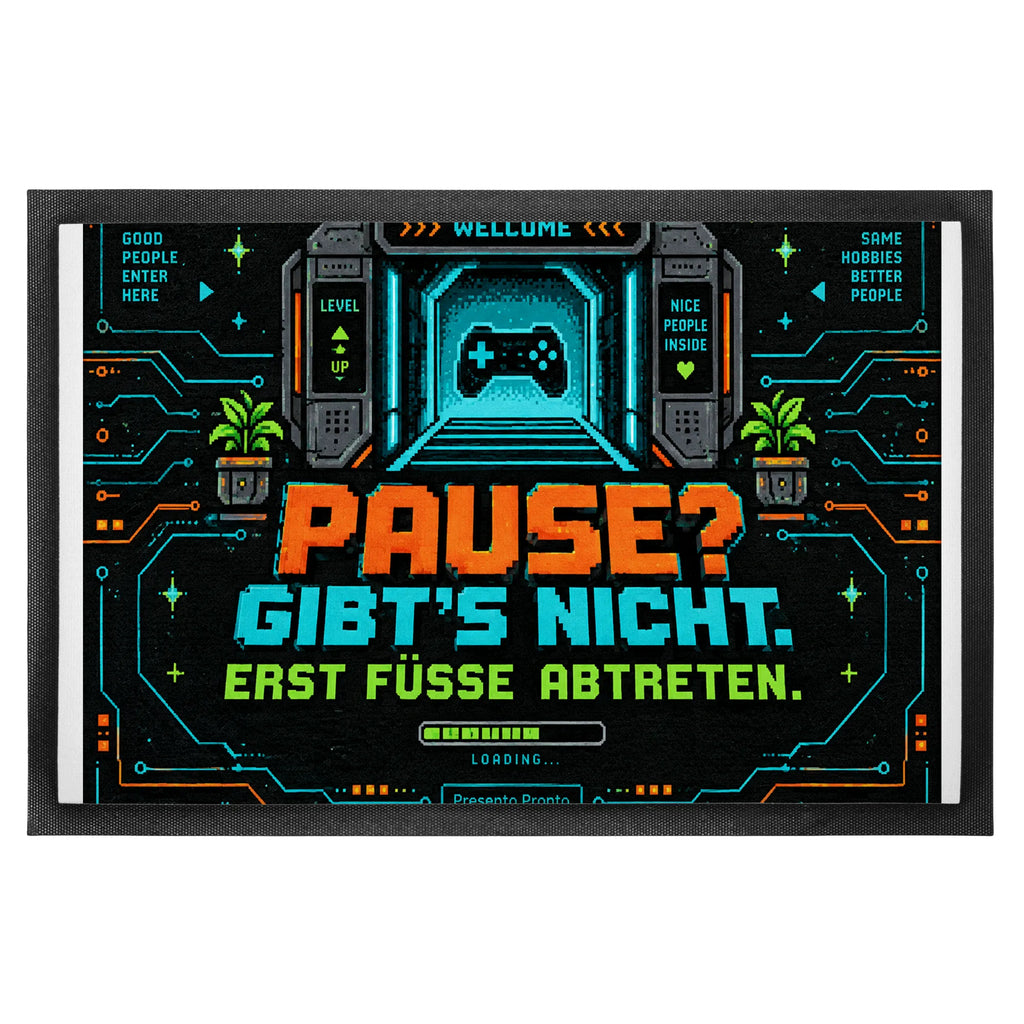 Lustige Fußmatte für Nerds mit Pixel-Portal|p:2019595|h:0ba3b6efd634874c7f3d98bca1c5db7d