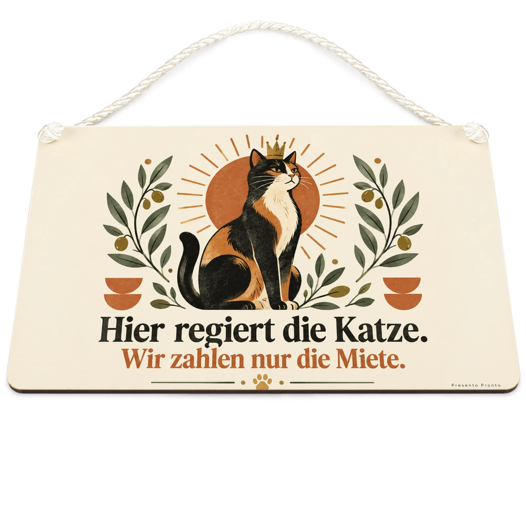 Lustiges Katzenschild für Katzenbesitzer mit zwei Katzen|p:2019630|h:63c61502340f8ade619776f03d5f2bb0
