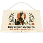 Lustiges Katzenschild für Katzenbesitzer mit zwei Katzen|p:2019631|h:cfdcbb5eae1a1fdf37e547cace4162c8