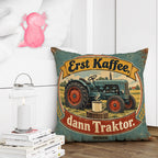 Lustiges Traktor-Kissen für Fans mit Kaffeespruch|p:2019633|h:4f5b005df18c2bb4df42ec6b3269996b