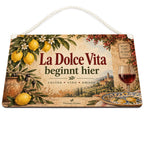 Mediterranes Italien Deko Schild für die Küche mit Zitrone|p:2019634|h:73bdf18a33fe180abc3345f10ee8e2fd
