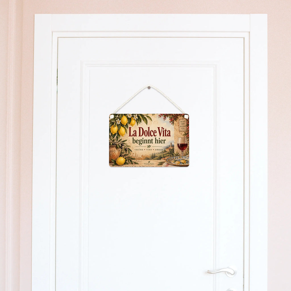 Mediterranes Italien Deko Schild für die Küche mit Zitrone|p:2019635|h:b6caff7d2ab8fe2ce9d691e4242e36c1