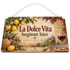 Mediterranes Italien Deko Schild für die Küche mit Zitrone|p:2019635|h:d61d60f252b1daa3b2879294fd69f56f