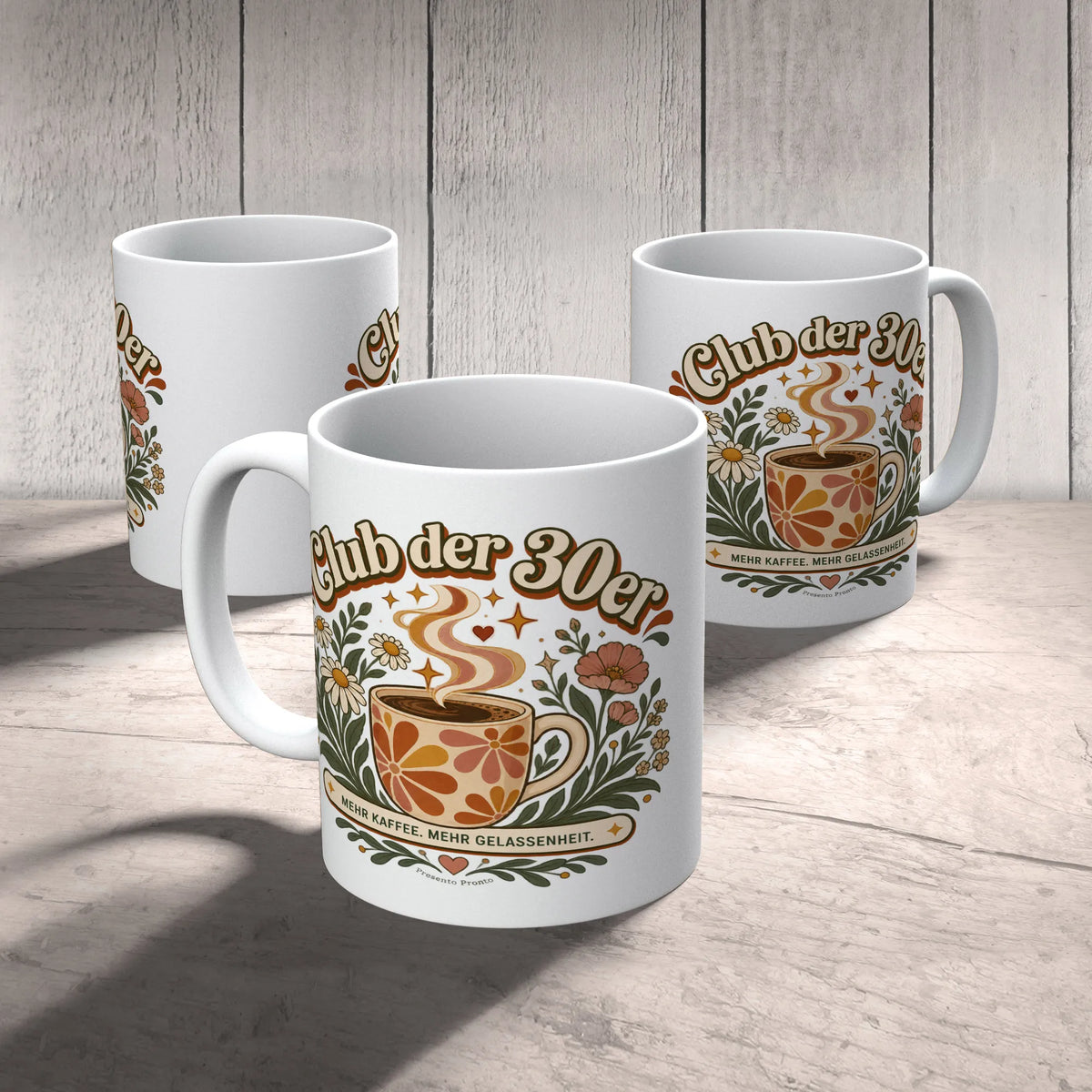 Lustige Tasse zum 30. Geburtstag für Frauen mit Kaffee Spruch