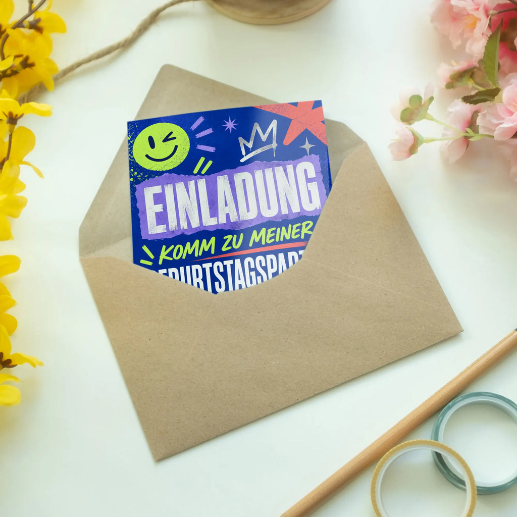 Coole Einladungskarte für Teenager zur Geburtstagsparty|p:2019647|h:8bfa40b9decbc857ab9438405c74e9b0