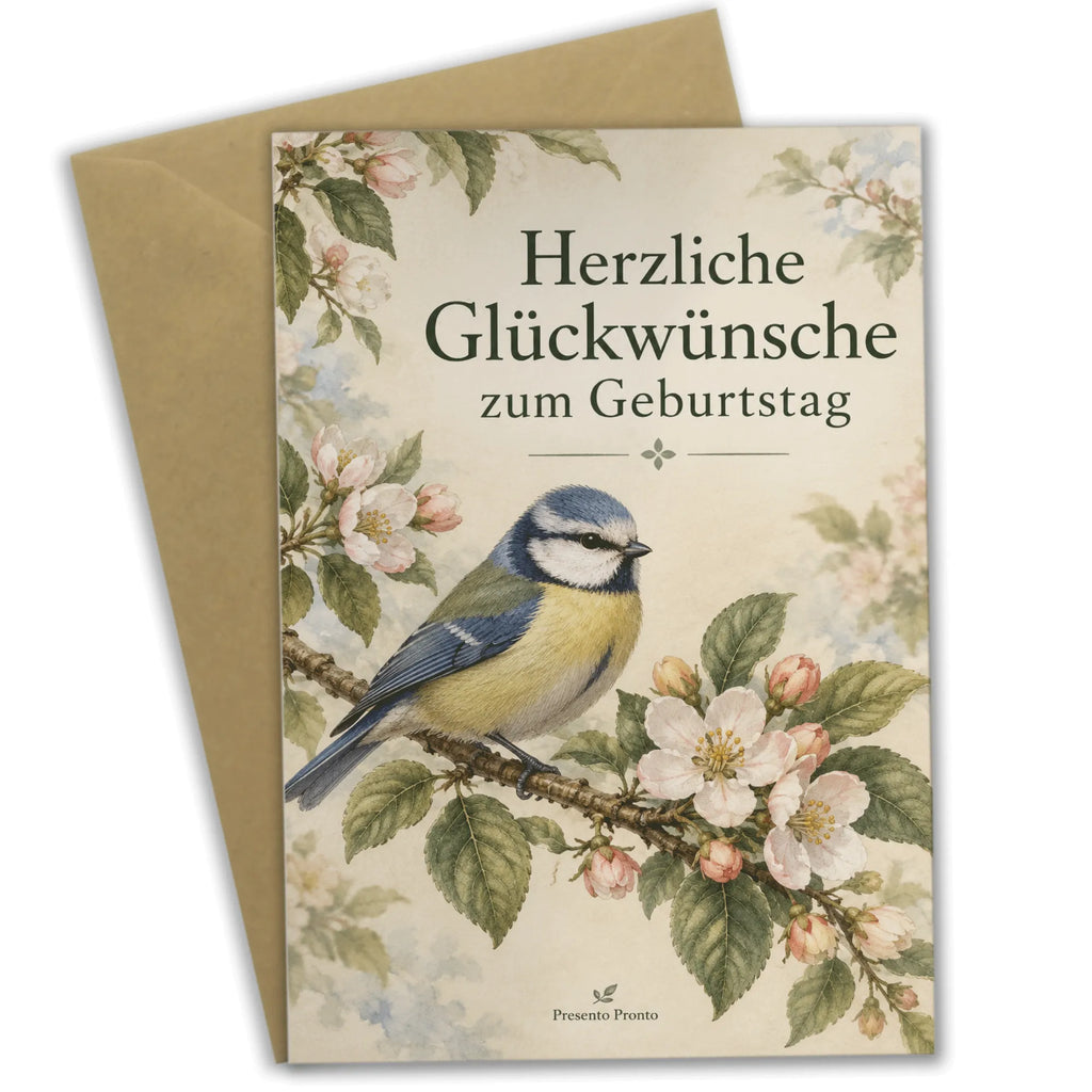Herzliche Geburtstagskarte für Vogelliebhaber mit Blaumeise|p:2019655|h:1558cb0d49091588b2f6065a03a9340a