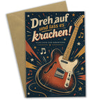Rockige Geburtstagskarte für Gitarristen mit E-Gitarre|p:2019658|h:3d096e2df49387d9c04fadc1879db3a9