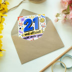 Lustige Geburtstagskarte zum 21. Geburtstag mit Zahl 21|p:2019664|h:3c460a7aa378b8c5209051bbceb09ce0