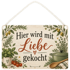 Liebevolles Holzbild für die Küche mit Kochtopf|p:2019669|h:bae8b53ac6a45d63548a79334af47f9c