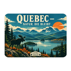 Naturverbundener Magnet aus Quebec mit Elch für Fans