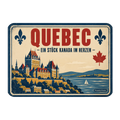 Nostalgischer Magnet aus Quebec für Kanada Fans