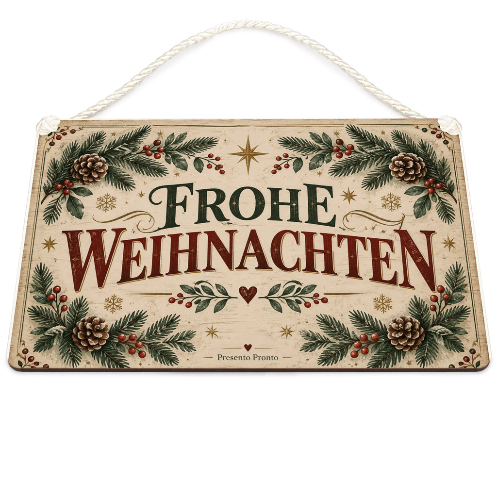 Elegantes Deko Schild Frohe Weihnachten mit Tannenzweigen|p:2019686|h:8eb7e8fbbbfc03df75001b669016a85e