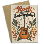 Coole Geburtstagskarte für Gitarristen mit Vintage Gitarre|p:2019690|h:0c8b97f8f117c57575b8b0ff862af8d7