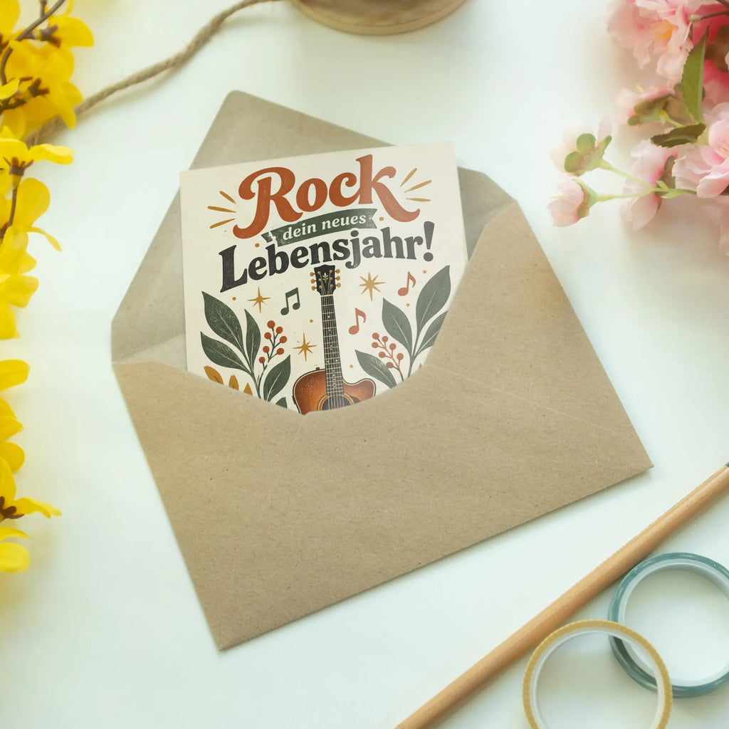 Coole Geburtstagskarte für Gitarristen mit Vintage Gitarre|p:2019690|h:59b88b42d5b5937ad5662531cd664c6d