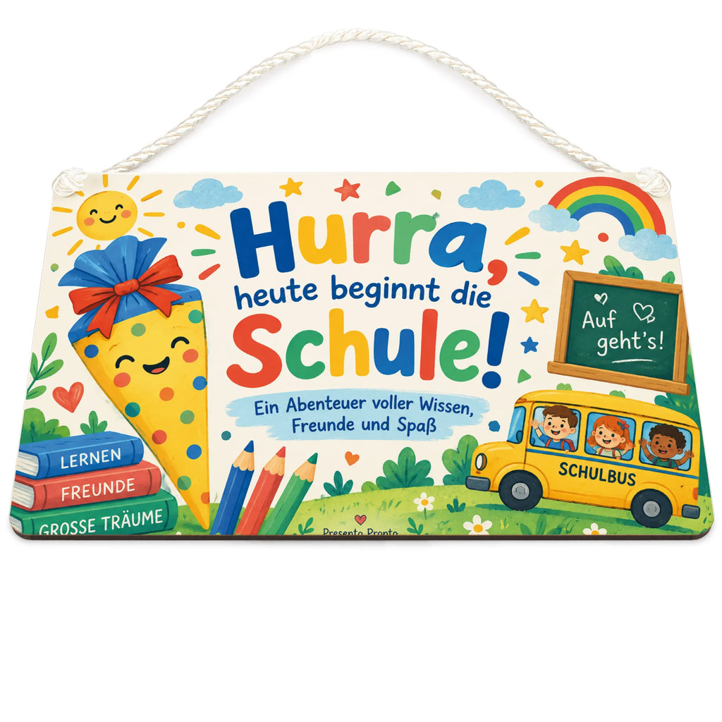 Fröhliches Schild zur Einschulung mit lächelnder Schultüte|p:2019700|h:f5529aab8fdcbc1c706cdef43e05badc
