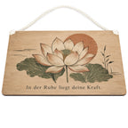 Achtsames Holzbild mit Lotusblüte für Yoga und Meditation|p:2019701|h:55f9e234b371ad2f124088ff71a6599d