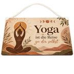 Inspirierendes Yoga Schild für Fans mit Sonnenstrahlen|p:2019718|h:768de6a39dff02f584545b5dacc8d116