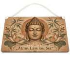 Beruhigendes Holzbild mit Buddha zur Meditation|p:2019723|h:791225ee443966cb50bde068e8606236