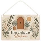 Herzliche Holzbilder zum Einzug mit Türbogen und Sonne|p:2019725|h:6e2a710ccca6eda398d150ff38b21732