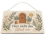 Herzliche Holzbilder zum Einzug mit Türbogen und Sonne|p:2019725|h:47b77f5761b519e0a828bad8c09ed252