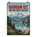 Heimatliches Österreich Plakat mit Alpensee für Österreichfans|p:2019749|h:de66e969d153b08d294a4b830c07e900