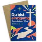 Mutmachende Glückwunschkarte zur Konfirmation mit buntem Kreuz|p:2019753|h:f847169ae4578af050dcdb20d107aced