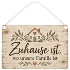 Herzliches Holzschild für die Familie mit Haus und Herz|p:2019754|h:42721b13934aa310aed46c492c9c5c7a