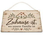 Herzliches Holzschild für die Familie mit Haus und Herz|p:2019755|h:4a498ce6e66d28013d42d6ca90d9a132