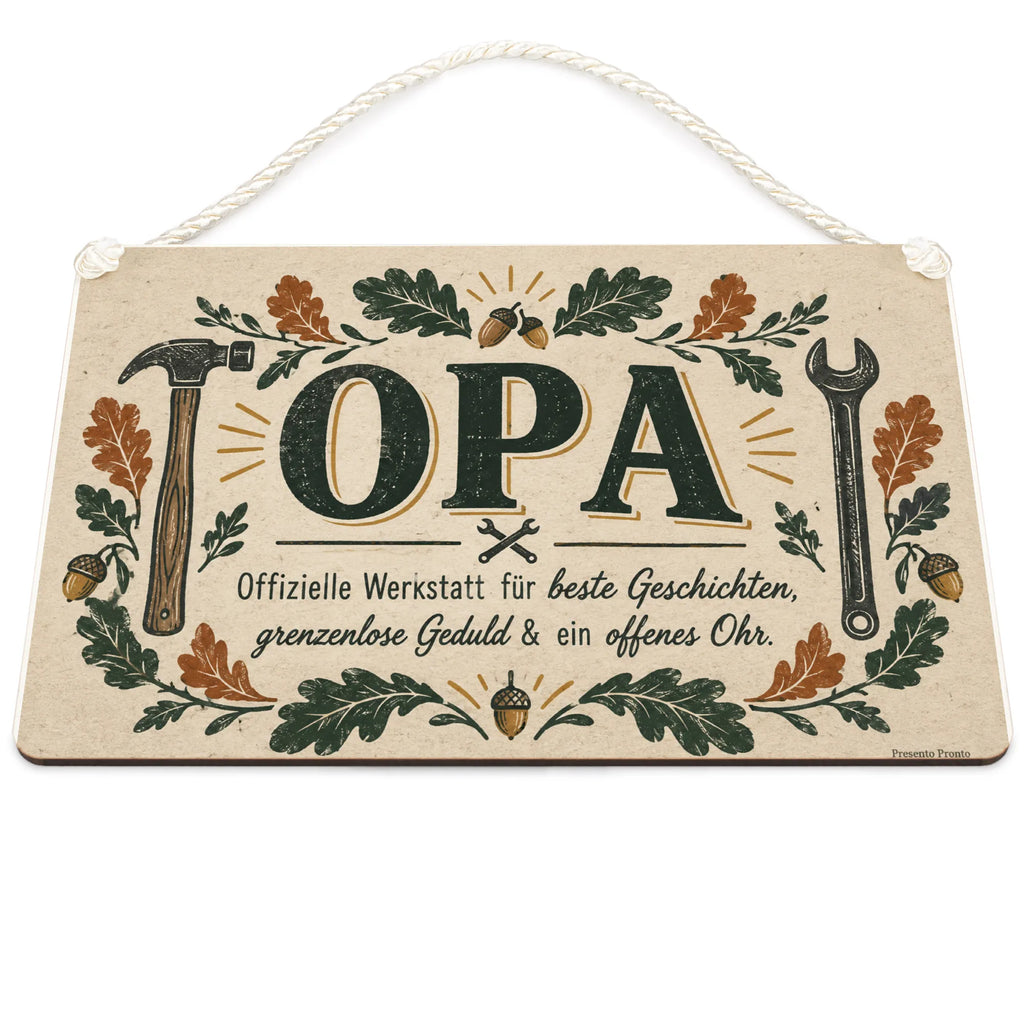 Herzliches Schild für Opa mit Werkstatt Spruch|p:2019759|h:257c921aafa04eeebdde25f30374147d
