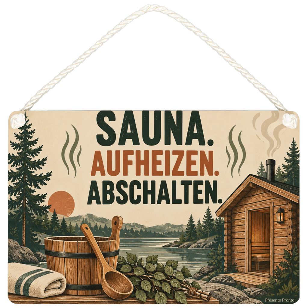 Gemütliches Schild für die Sauna mit Saunakabine|p:2019800|h:c627a041745d70ef5fd1006c56e3016b