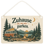 Gemütliches Schild für Campingfans mit Wohnmobil unter Sternen|p:2019827|h:f3b08b7bb3b803860b295e35a1acc293