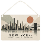 Liebevolles New York Schild für Fans mit Skyline|p:2019833|h:dc6e44de777edbfa85598d583db5a4ec
