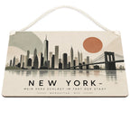 Liebevolles New York Schild für Fans mit Skyline|p:2019835|h:8907596167fd958ad88f75e35583978f