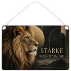 Starkes Holzbild mit Löwe zur Motivation|p:2019882|h:c437f1f6ec4c856263b61bf77e90b532