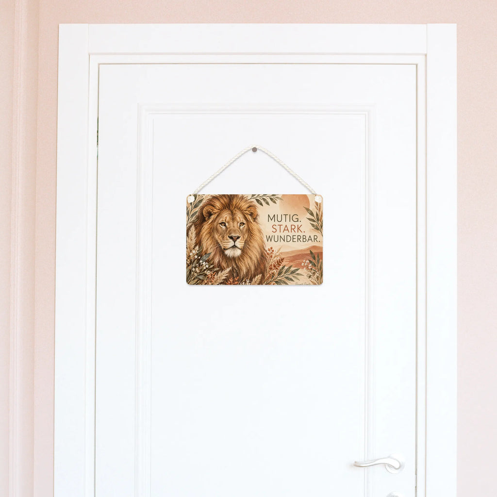 Mutmachendes Holzbild mit Löwe für Kinder|p:2019889|h:0fdf7556e21eaaaa15dc0f4ad87db8b8