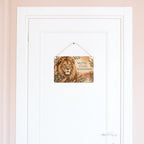 Mutmachendes Holzbild mit Löwe für Kinder|p:2019889|h:0fdf7556e21eaaaa15dc0f4ad87db8b8