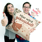 Kuscheliges Kissen zur Umarmung mit sich umarmenden Kissen|p:2019908|h:c53902767fe9d29f762f65cc5a918c62