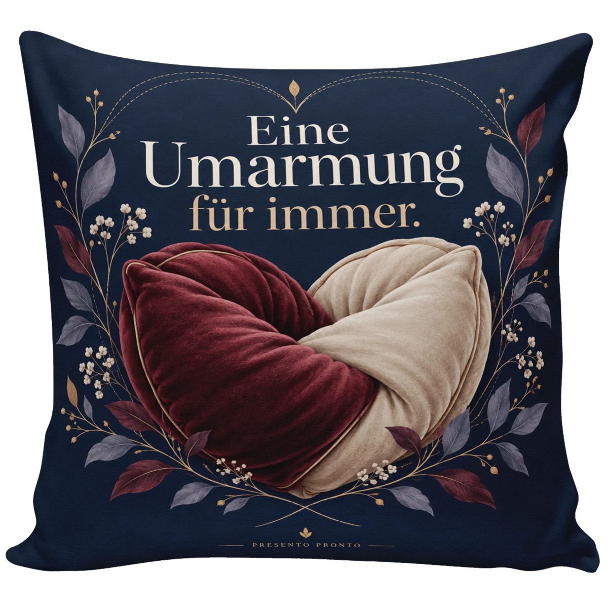 Romantisches Kissen zur Umarmung in Herzform für Paare