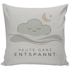 Cooles Kissen zum Entspannen mit Wolke und Mond