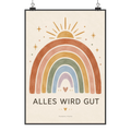 Mutmachendes Wandbild mit Regenbogen fürs Kinderzimmer