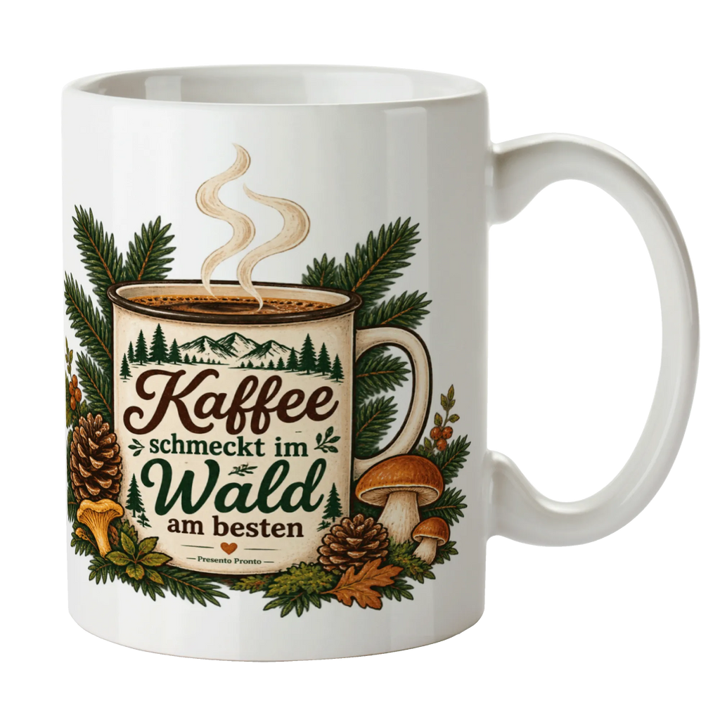 Gemütliche Wald Tasse für Naturliebhaber mit Tannenzweigen|p:2020002|h:683b63afc81da9ea97c38f5246de682a
